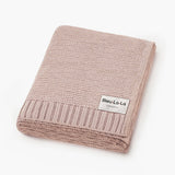 Organic Knit Swaddle Blanket: Oatmeal