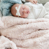 Dream Mini Blanket- Heather Blue