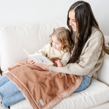 Lush Receiving Blanket- Rosy