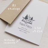 Welcome Baby Mobile - Woodland Baby Shower Greeting Card