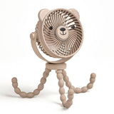 Itzy Breeze Stroller Fan: Taupe
