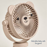 Itzy Breeze Stroller Fan: Taupe