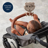 Itzy Breeze Stroller Fan: Taupe