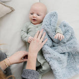Dream Mini Blanket- Heather Blue