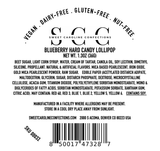 Under the Sea Lollipops, Blueberry, 10/Case- VEGAN