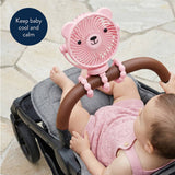 Itzy Breeze Stroller Fan: Taupe