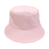 Sandy Seashells Pink Reversible Beach Baby Bucket Hat: Beige/Multi
