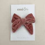 Velvet Fable Bow Headbands & Clips