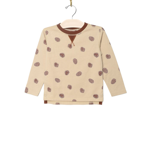 Whistle Patch Tee- Pinecones
