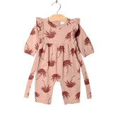 Flutter Sleeve Romper- Chrysanthemum