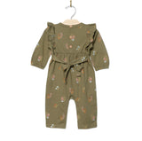 Long Flutter Romper- Lichen Mushrooms
