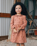 Collar Twirl Dress- Harvest