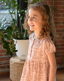 Frill Collar Dress- Spring Bouquet