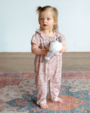 Frill Collar Romper- Spring Bouquet
