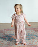 Frill Collar Romper- Spring Bouquet