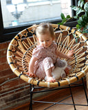 Frill Collar Romper- Spring Bouquet