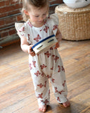 Flutter Long Romper- Butterflies
