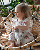 Flutter Long Romper- Butterflies