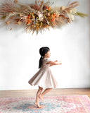 Twirl Dress- Toffee Stripe