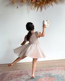 Twirl Dress- Toffee Stripe