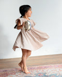 Twirl Dress- Toffee Stripe