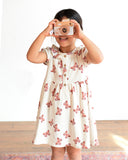 Frill Collar Dress- Butterflies