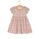 Frill Collar Dress- Spring Bouquet