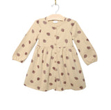 Button Down Dress- Pinecones