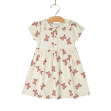 Frill Collar Dress- Butterflies
