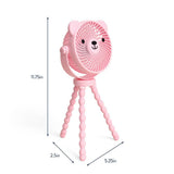 Itzy Breeze Stroller Fan: Taupe