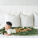Lush Receiving Blanket- Fern