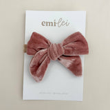 Velvet Fable Bow Headbands & Clips