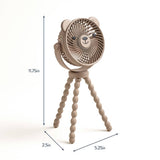 Itzy Breeze Stroller Fan: Taupe