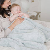 Dream Mini Blanket- Heather Blue