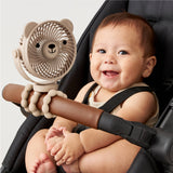 Itzy Breeze Stroller Fan: Taupe