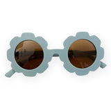 TODDLER Flower Daisy Frosted Sunglasses: Rose