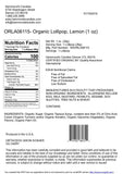 Organic Handmade Lollipop - Lemon - 1 oz