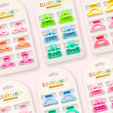Mini Hair Clip Set | Pink & Blue