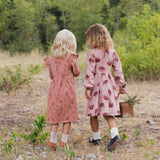 Flutter Sleeve Dress- Harvest