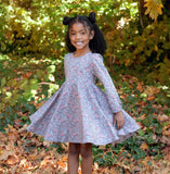 Fall Forest Twirl Dress | Cotton | Sizes 2Y-6Y