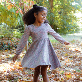 Fall Forest Twirl Dress | Cotton | Sizes 2Y-6Y