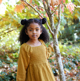 Smocked Dress- Bronze