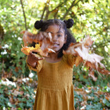 Smocked Dress- Bronze