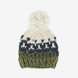 Nell Stripe Hat - Navy/Olive