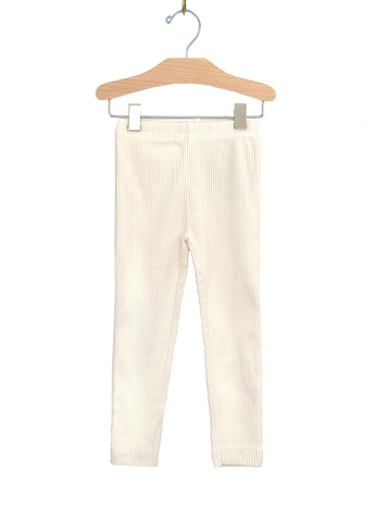 Rib Modal Legging - Natural