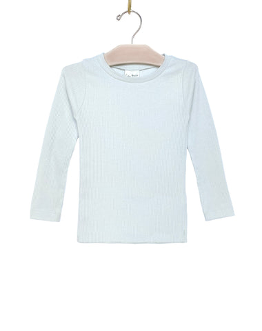 Rib Modal Basic Tee - Glacier