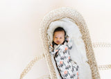 Newborn Knotted Gown - Bison