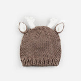 Hartley Deer Knit Hat - Tan