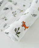 Cotton Muslin Swaddle - Forest Friends