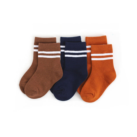 Game Day Striped Midi Sock - 3 Pack